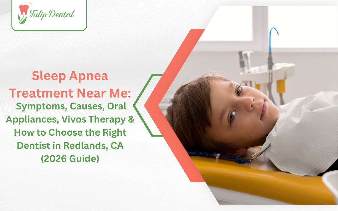 Sleep Apnea Treatment Near Me: Symptoms, Causes, Oral Appliances, Vivos Therapy & How to Choose the Right Dentist in Redlands, CA (2026 Guide)